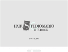 Tablet Screenshot of hairstudiomario.it